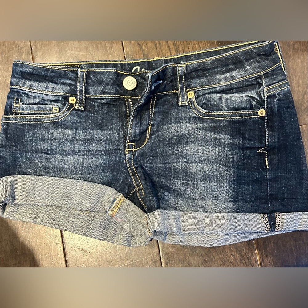 Aeropostale girls midi jean shorts size 00